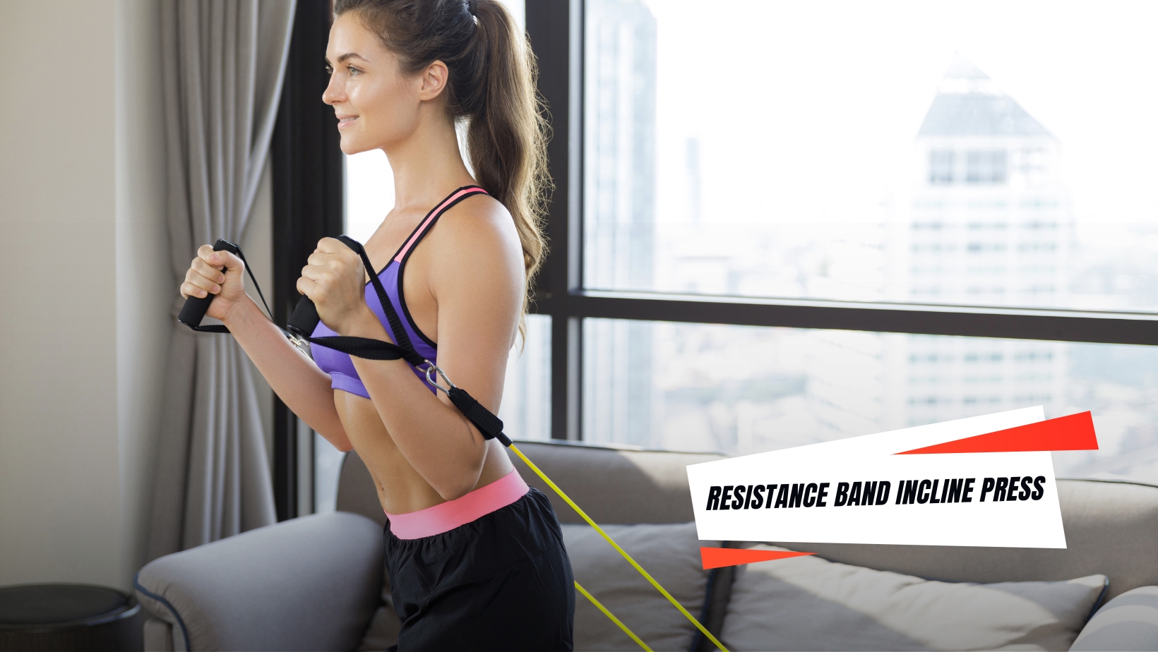 Resistance Band Incline Press