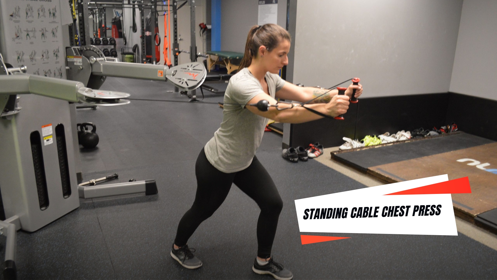 Standing Cable Chest Press