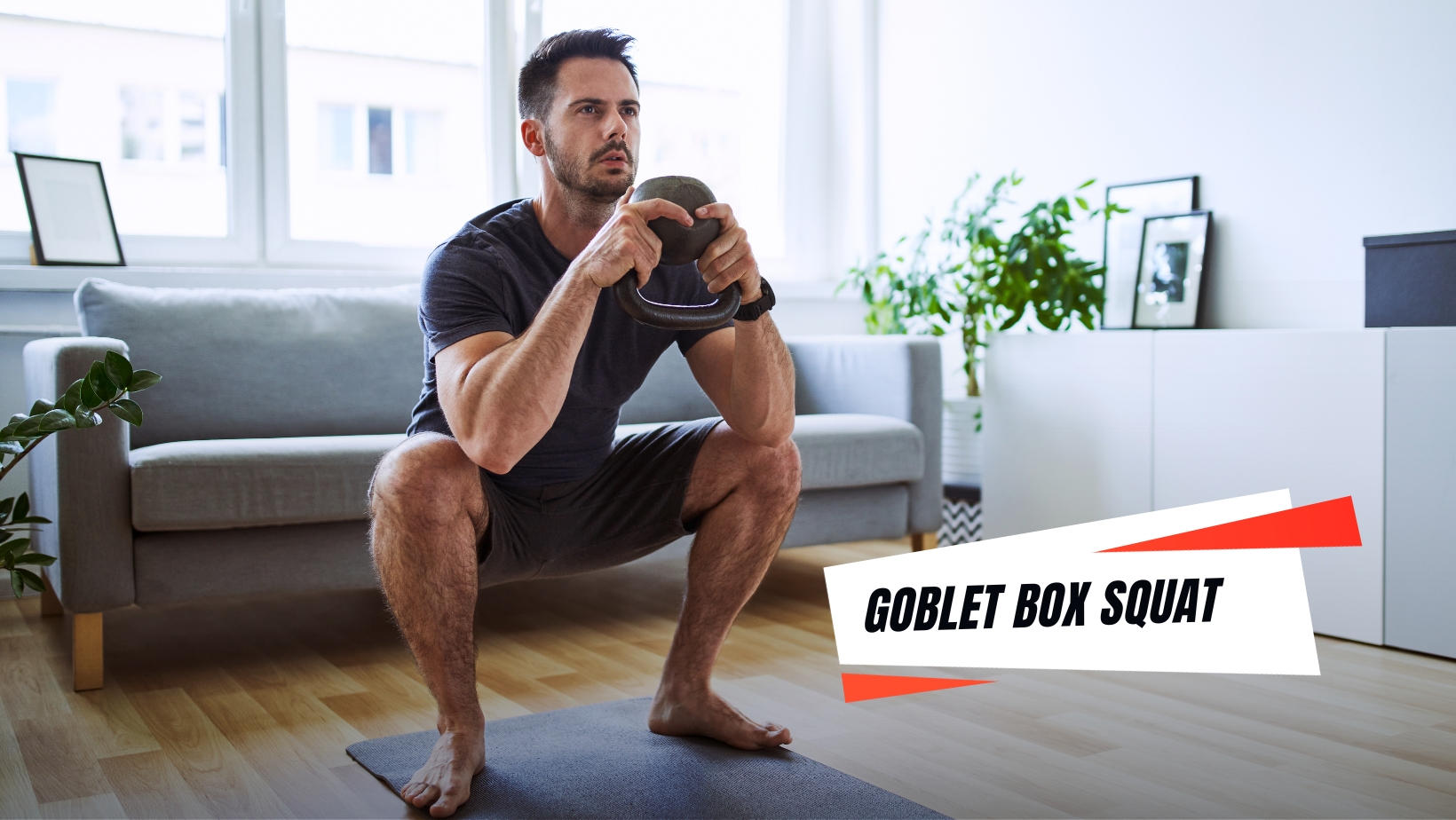 Goblet Box Squat
